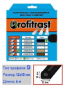 Уплотнитель D 10*12мм   6м  черный SD-54 PROFITRAST /10 