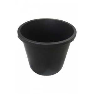 Таз строительный круглый 30л. Черный/50  ЗП-000750