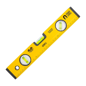 Уровень строительный магнитный 3 колбы, алюм. сплав  30см 98290 Deli DL290300