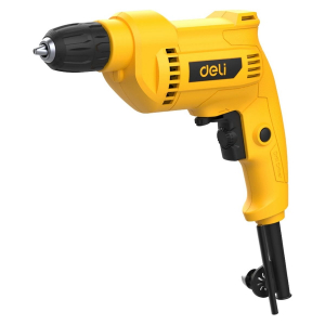 Дрель сетевая 500Вт, 0-3300об/мин, быстрозажимной патрон 10мм, картон 202426 Deli DL-DZ10-E2