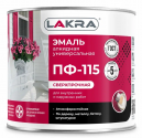 ЛАКРА эмаль ПФ-115 Красный  2 кг. /3