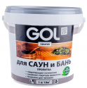 GOLsauna пропитка №311 для БАНЬ И САУН бесцв. 1 КГ./12 85062813 НОВИНКА