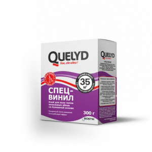 Quelyd Спец-Винил клей обойный 35 кв.м., 300 г.50035142 /24/1080