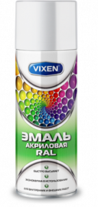 VIXEN Эмаль АКРИЛОВАЯ св.сл.кость  520мл (RAL 1015) VX-31015  /6 не производится