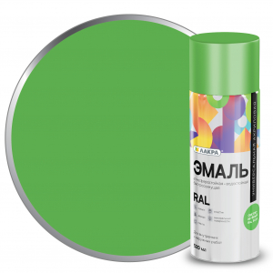 Лакра RAL Светло зеленая 6018 эмаль аэроз.акрил./12