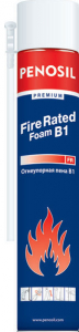 PENOSIL Premium Fire Rated Foam B1, ОГНЕУП. быт. монт.пена, 720 ml/12 РАСПРОДАЖА