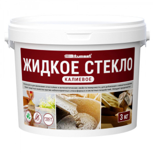 BITUMAST Калиевое жидкое стекло 3кг  / 6 поз заказ 