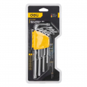 Набор шестигранных ключей TORX удлиненных 9шт 98335 Deli DL3091