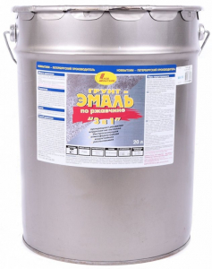НБХ Грунт-эмаль по ржавчине "3 в 1" голубая 20 л.  