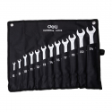 Набор комбинир. гаечных ключей 12шт чехол (6,8,10,11,12,13,14,15,17,19,22,24мм) 98321 Deli DL130012А