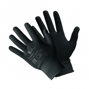 Перчатки  для сборочных работ нейлоновые черные ХL /300/10