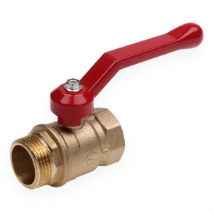 Кран шар.20 г/ш 3/4 ручка красная (AQUALINK 90/5)замена на 01150