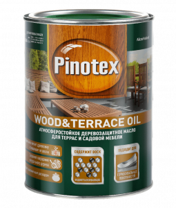 Pinotex Terrace &amp; Wood Oil CLR  масло 1л 5220306 выведен