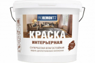 ПРОРЕМОНТТ краска ВД инт.влагост.супербелая  6,5кг/72