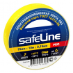 Изолента ПВХ 15мм х10м желтый 10/250 Safelina
