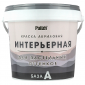 Palizh Моющаяся акрил. матовая краска база A 0,8л /12