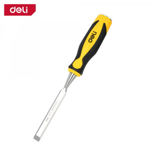 Стамеска плоская ширина 12мм, длина 140мм, прорез.рукоятка 179417 Deli DL6212-E1