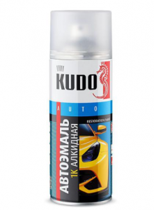 KUDO Эмаль автомоб.алкидная, Баклажан, 520 мл./6/  KU-4001