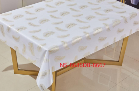 Клеенка Imperio Charm на ткани гладкая с легким тиснен 0,35мм*1,37м*20м/NS-8686DB-8667