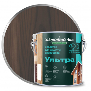 ЛАКРА Здоровый Дом Ультра Орех  2,7л д/защ.средство  /4