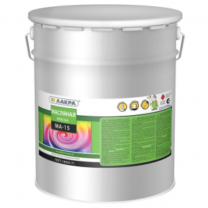 ЛАКРА краска МА-15 зеленый 25 кг.