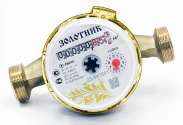 Счетчик воды ЗОЛОТНИК универсальный, ДУ-15, L=110мм/СВУ 15-D110-1-W-L-00-ZLT ПК с ОК