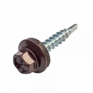 Саморез кров.4,8х50 (51) RAL8017 темно-корич (2000)