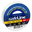 Изолента ПВХ 15мм х20м белая 10/200 Safelina