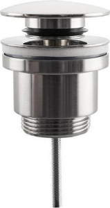 Выпуск "QUICK CLAC" универс.с отверст. д/перелива и без, металл Aquant NV614-20-MR