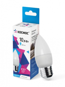 Лампа светодиодная СВЕЧА CN 10,5W E27 4500K КОСМОС  кратно 10 /80