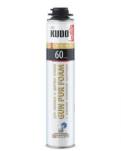 KUDO TREND WINDOW 60 пена монт.проф.ЗИМА (до -10) 1000 мл /12 KUPTW10W60/768 до 24.09.25г РАСПРОДАЖА